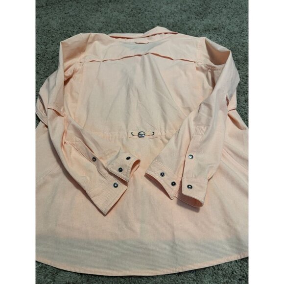 DULUTH TRADING Cool Plus Vented Fishing Shirt Roll Tab Sleeve Snap Lot Of 2 XL - Picture 11 of 13